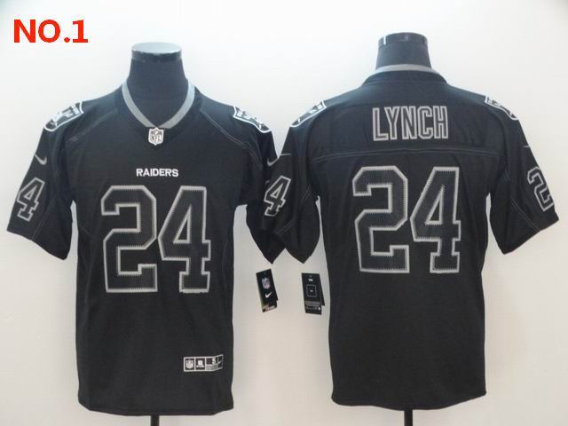 Men's Las Vegas Raiders #24 Marshawn Lynch Jerseys-39